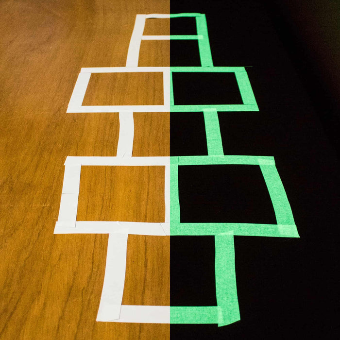 Glow  Gaffer Tape, 1 Inch x 15 Feet, Glow In Dark Tape Green