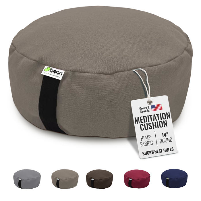 Hemp Zafu Meditation Cushion - 17 oz.