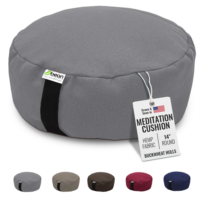 Hemp Zafu Meditation Cushion - 17 oz.