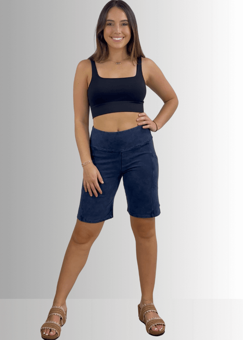 Perfect Fit Hybrid Cotton Shorts Dark Moss Green