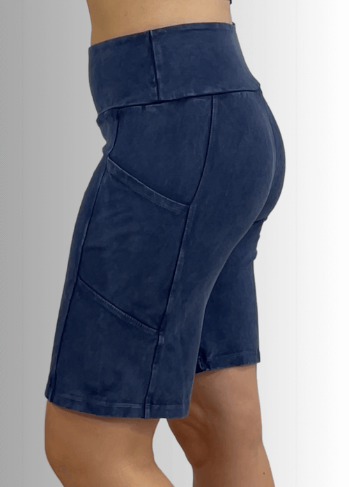 Perfect Fit Hybrid Cotton Shorts Dark Moss Green
