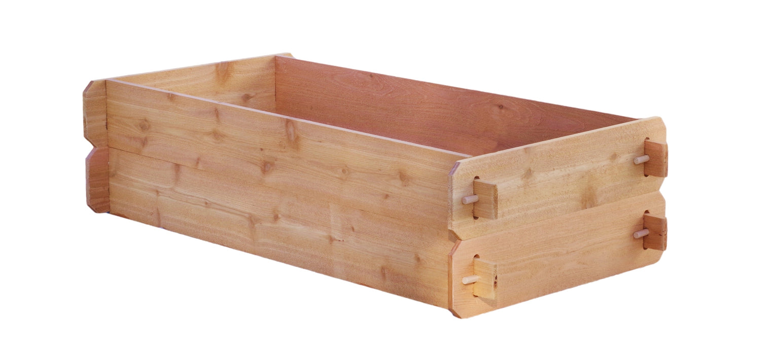 Timberlane Gardens Raised Garden Bed Kit Double Deep (Two 2x4)