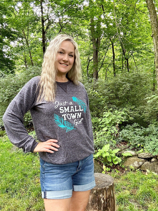 Just a Small Town Girl Graphic Sweatshirt