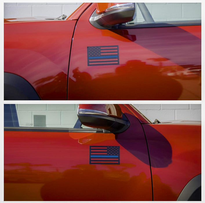 American Flag Vehicle Magnets - Black (Best-Seller)