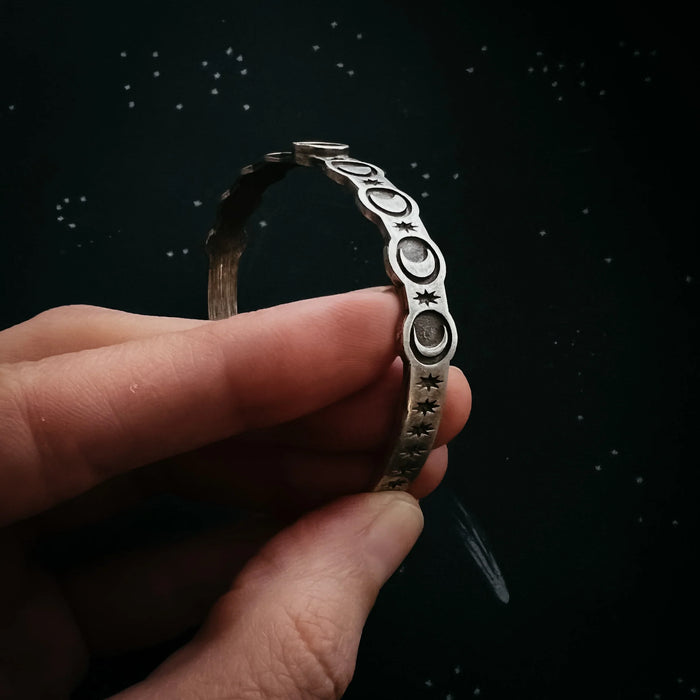 Moon Goddess Bracelet with Rainbow Moonstone