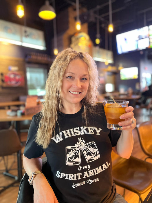 Whiskey Is My Spirit Animal Graphic Tee
