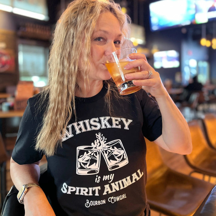 Whiskey Is My Spirit Animal Graphic Tee