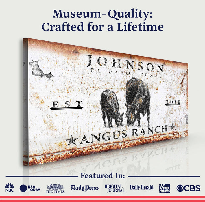 Angus Ranch Sign