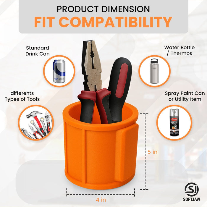 SoftJaw Slim Magnetic Cupholder