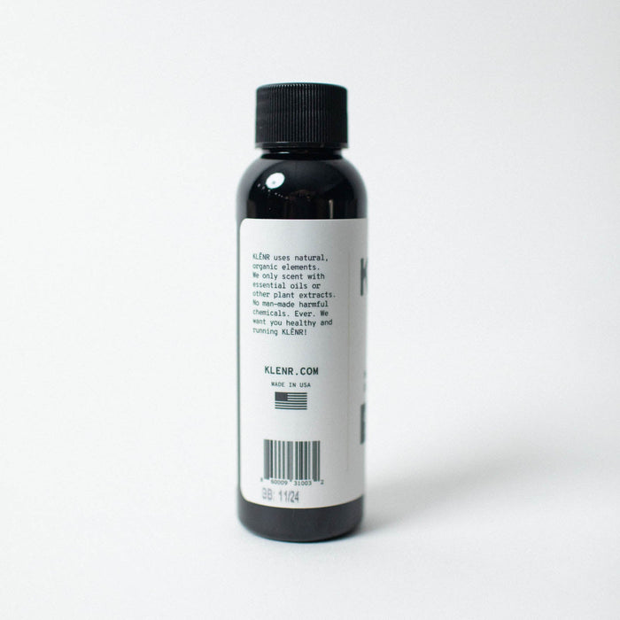Bottle with a label on a white background