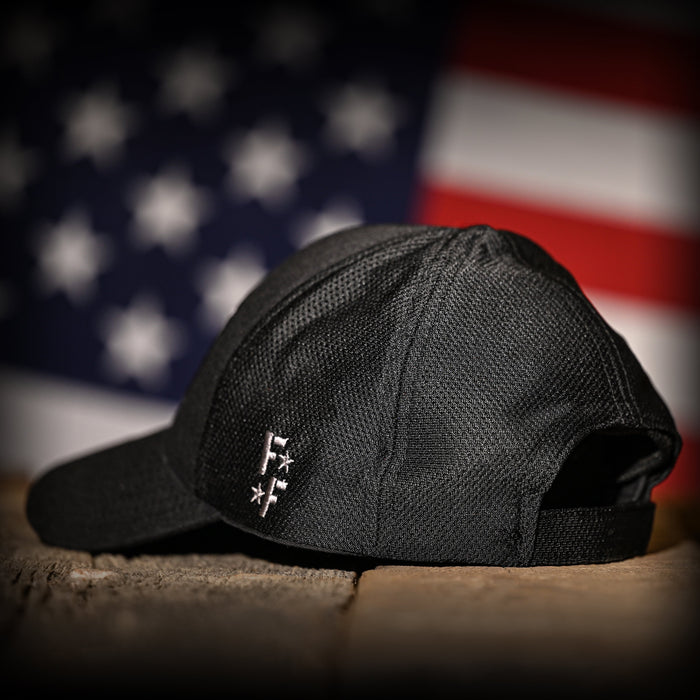 Midnight Black American Flag Ball Cap