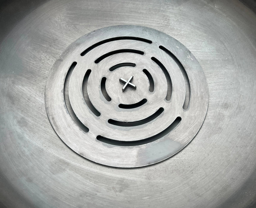 Round Log Grate