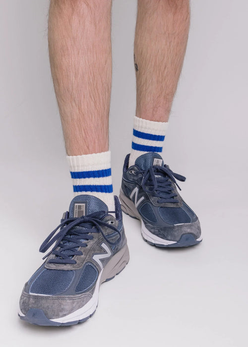 The Mono Stripe Quarter Crew Sock