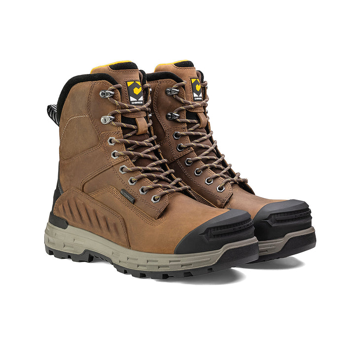 Wildwood 8” Waterproof Composite Toe Brown Boot - Made in USA