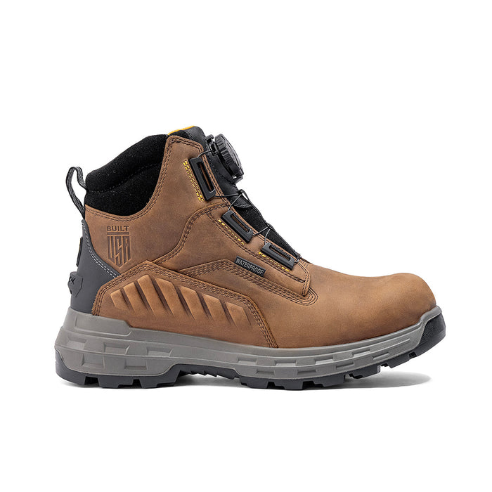 Wildwood 6” Soft Toe Turbolace™ Work Boot - Brown - Made in USA