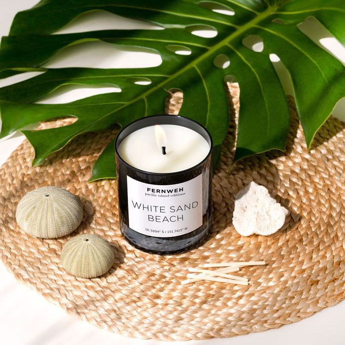 White Sand Beach Scented Soy Candle