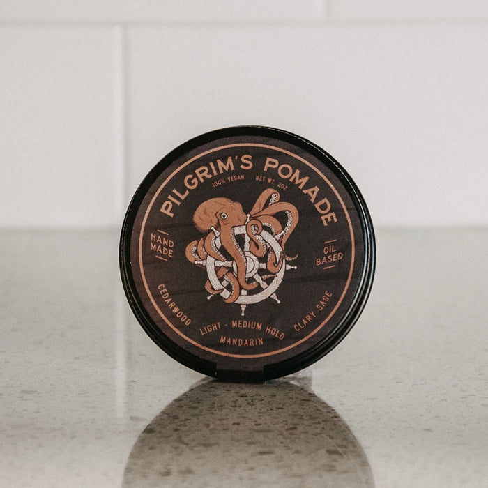 Pilgrim's Vegan Pomade (Mandarin and Clary Sage)