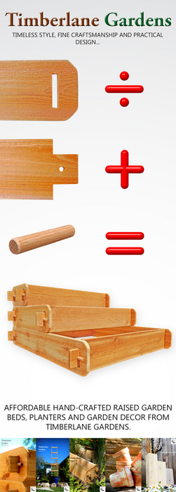Timberlane Gardens Raised Garden Bed Kit 3 Tiered Elevated Planter