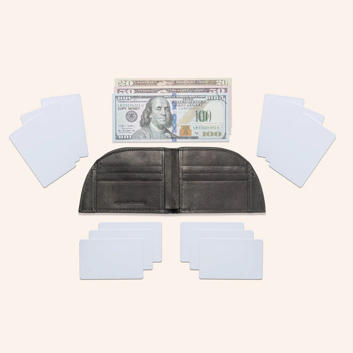 American Bison Leather Front Pocket Wallet