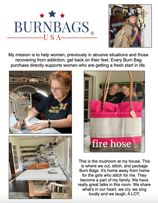 Charcoal Gray Classic Burn Bag