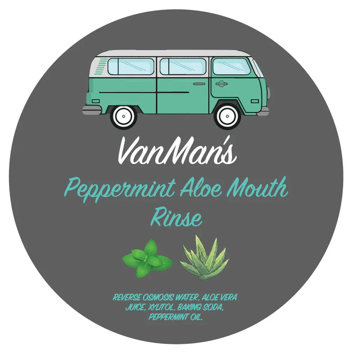 Peppermint Aloe Mouth Rinse - 8 oz