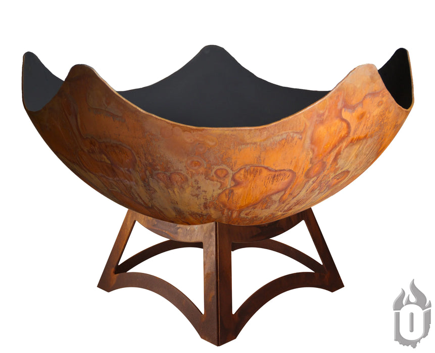 "Stellar" Artisan Fire Bowl with Hollow Base