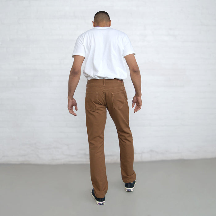 100% Cotton Tailored Fit Brown