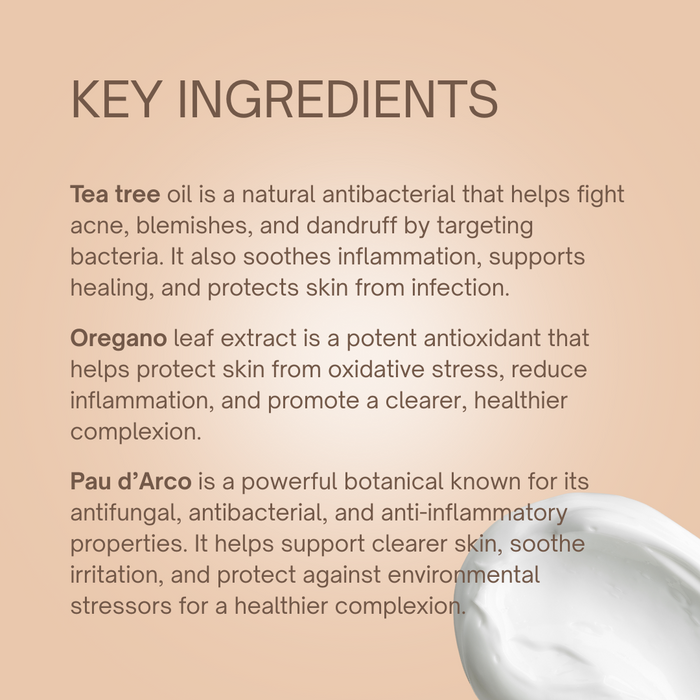 Tea Tree Organic Body Wash and Shampoo - fungal / candida