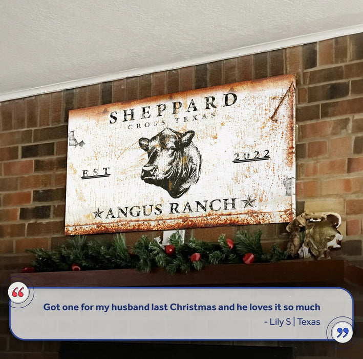 Angus Ranch Sign III