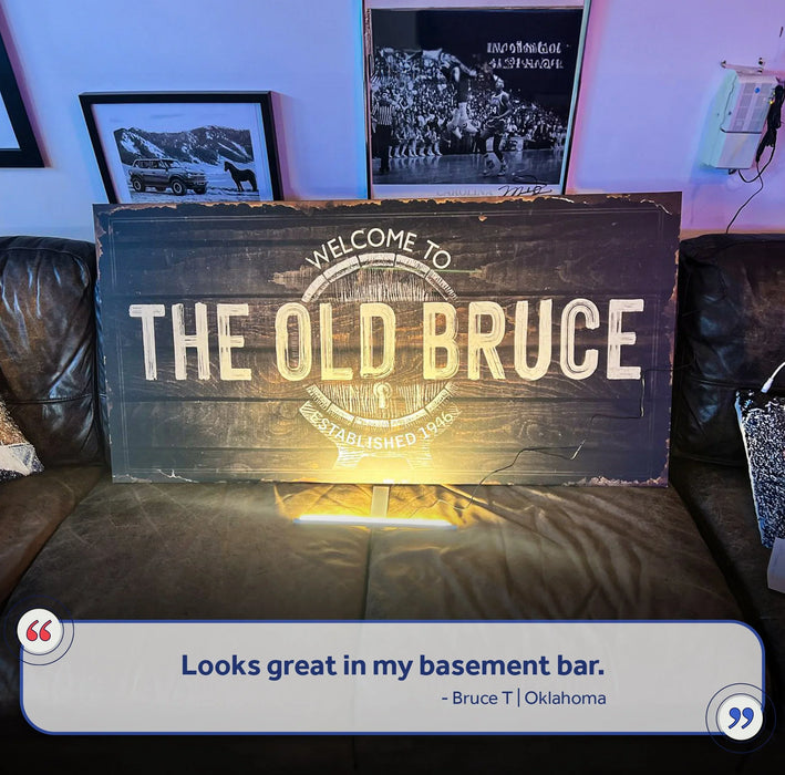 Beer Barrel Bar Sign