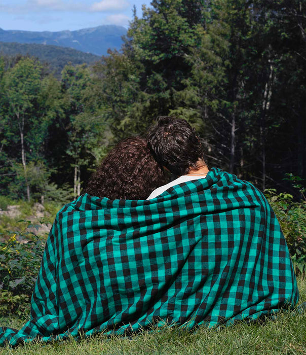Stadium Blanket - Green Buffalo