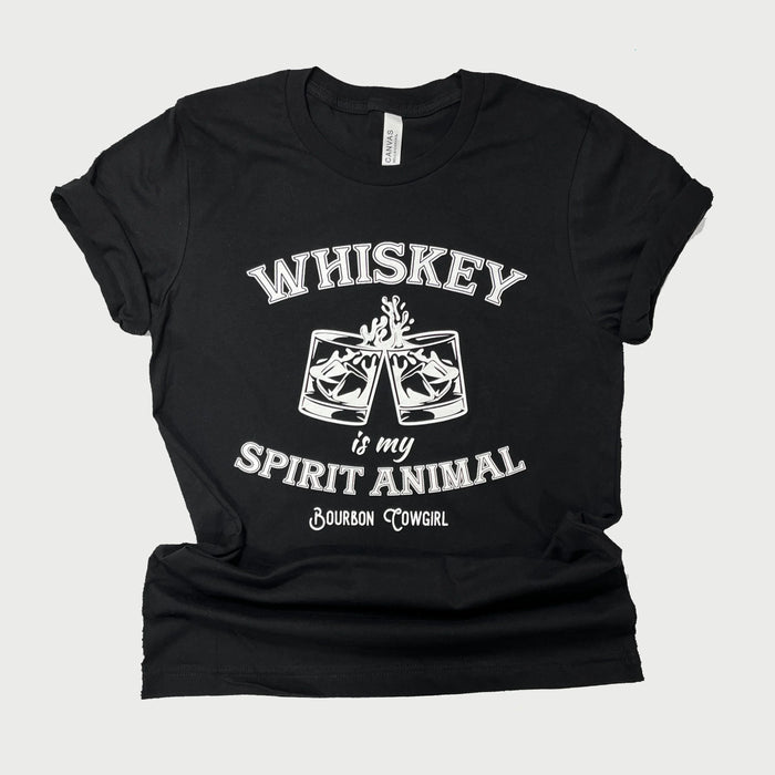 Whiskey Is My Spirit Animal Graphic Tee