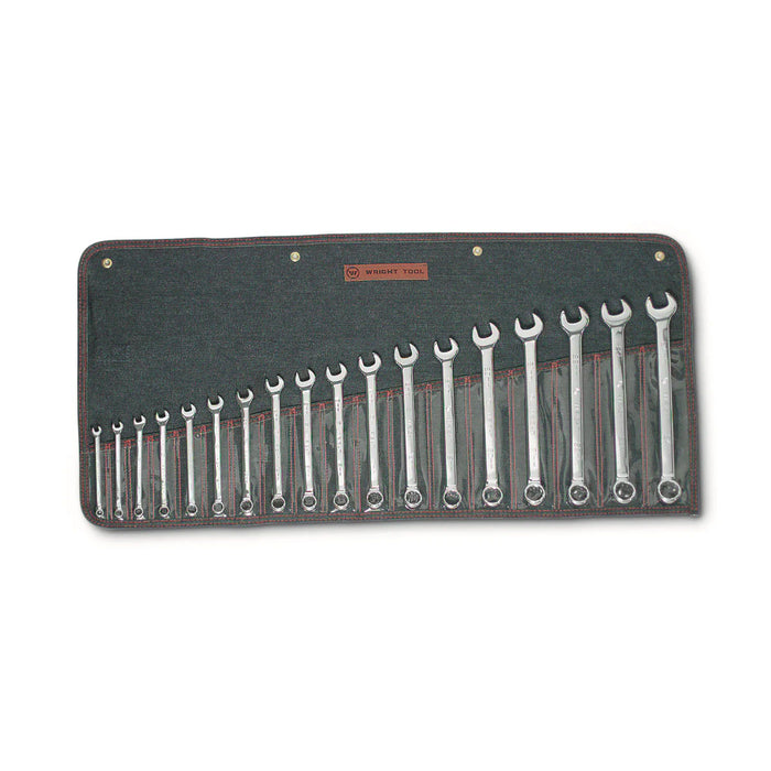 Wright Tool WRIGHTGRIP® 2.0 Combination Wrench Set Metric 18 Pieces 958