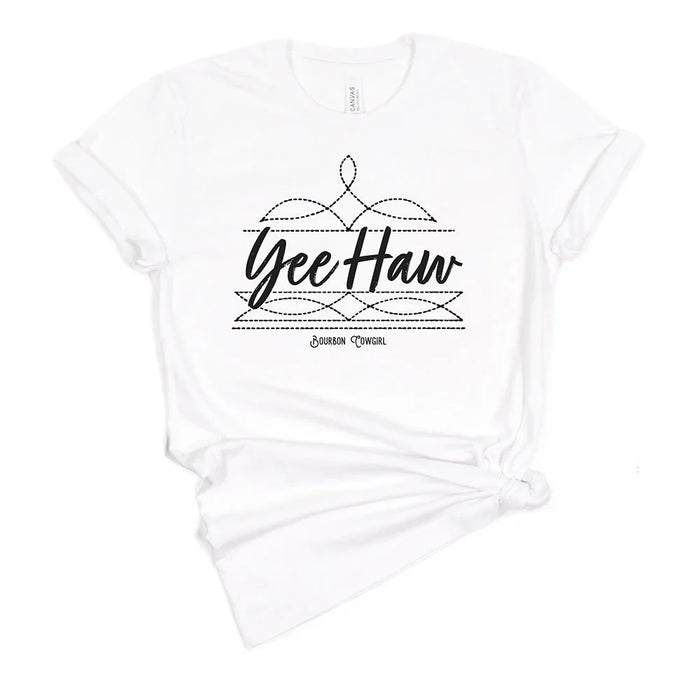 Boot Stitch Yee Haw T-Shirt