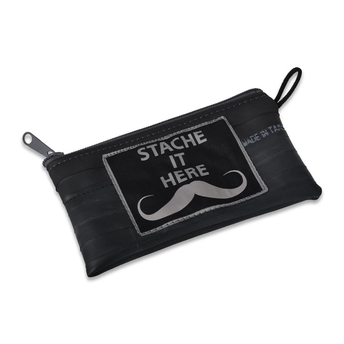 Bike Tube Catch Phrase Zipper Pouches