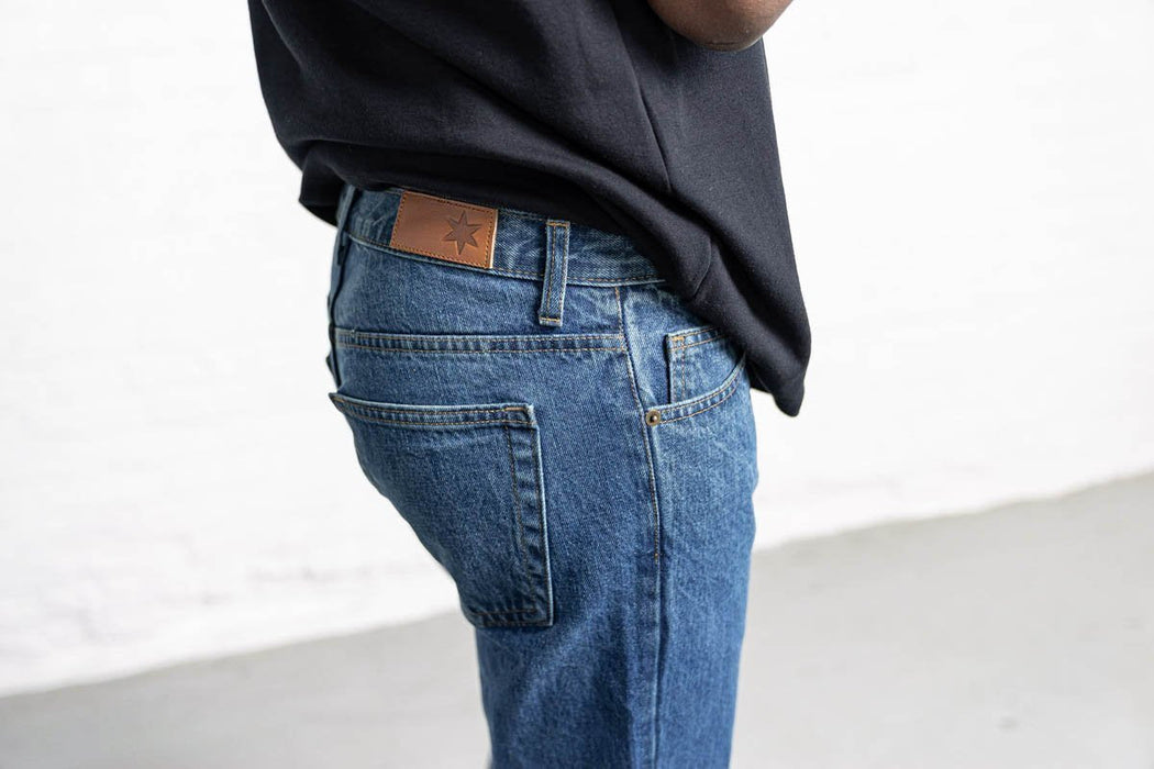 100% Cotton Boot Cut Stone Wash