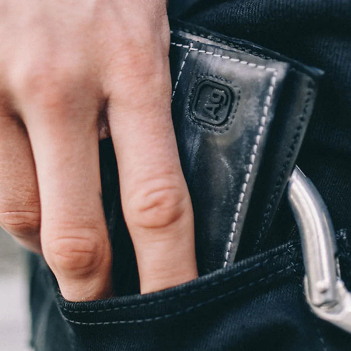 Made in USA Franklin Wallet Closed Front View