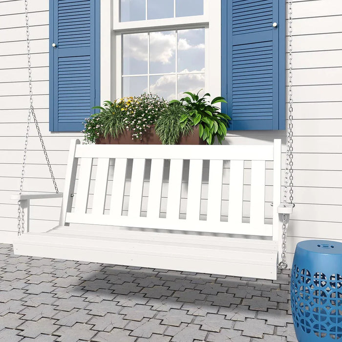 Keystone Amish Co. 4 Foot Franklin Poly Composite Porch Swing, Cedar