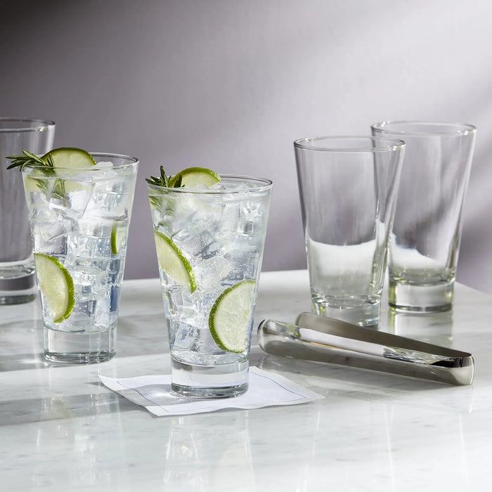 Modern Bar Essentials Highball Drinking Glasses, 12 ounce, Set of 6