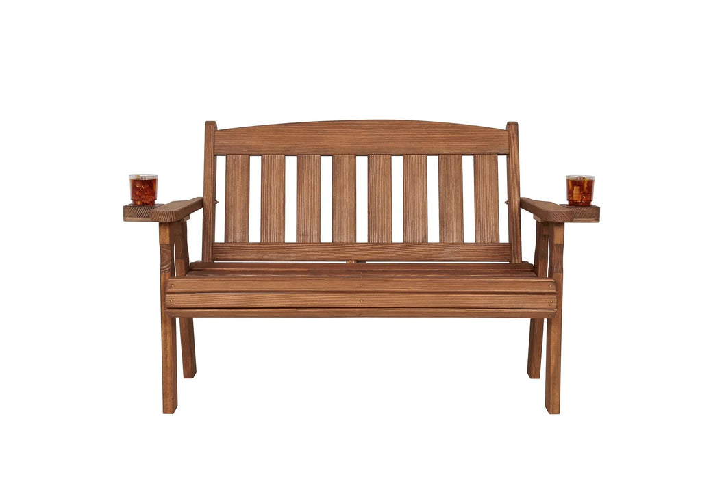 Amish Casual 5 Foot Mission Wood Garden Bench