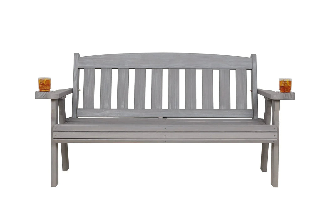 Amish Casual 5 Foot Mission Wood Garden Bench