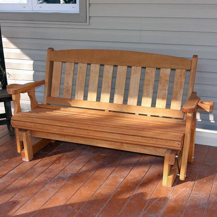 Amish Casual 5 Foot Mission Wood Porch Glider