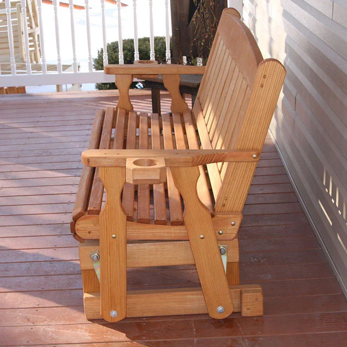 Amish Casual 5 Foot Mission Wood Porch Glider