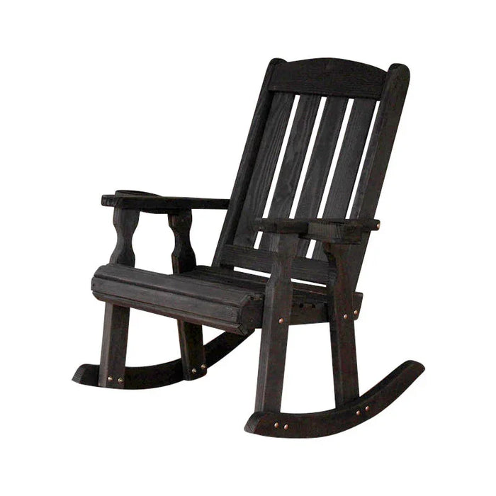 Amish Casual Heavy Duty 600 Lb Mission Treated Rocking Chair