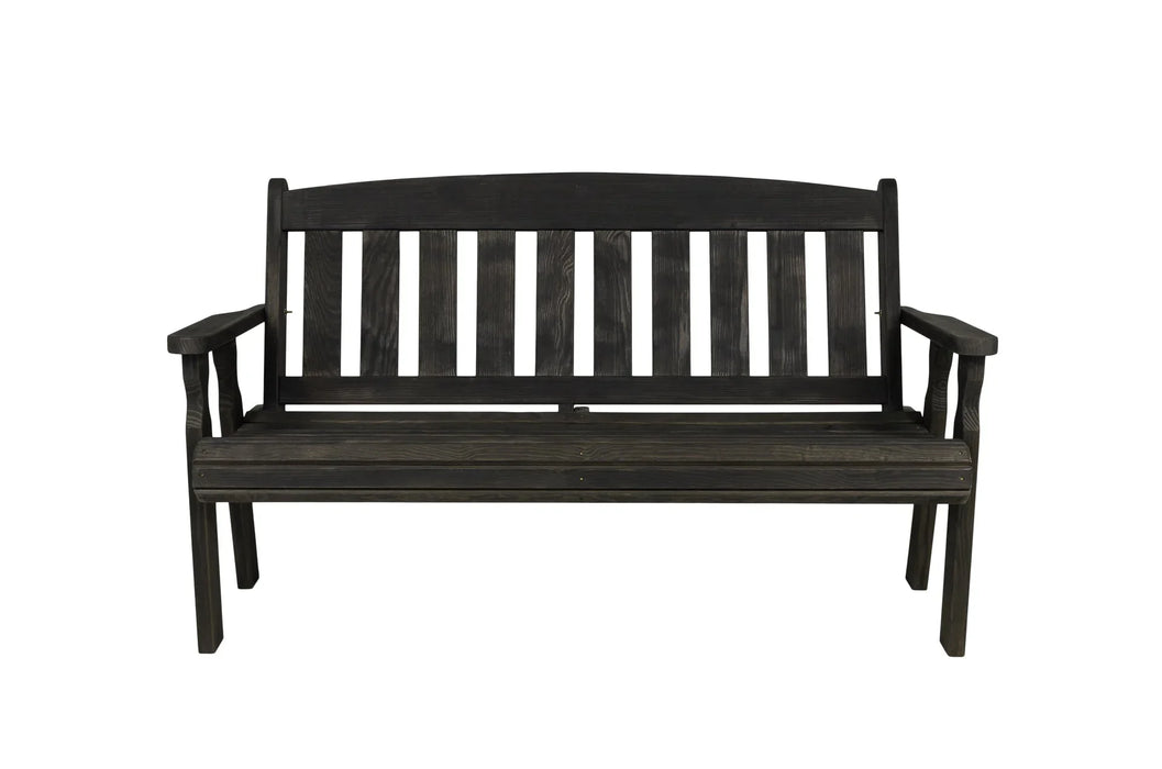 Amish Casual 5 Foot Mission Wood Garden Bench