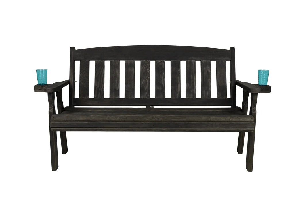 Amish Casual 5 Foot Mission Wood Garden Bench