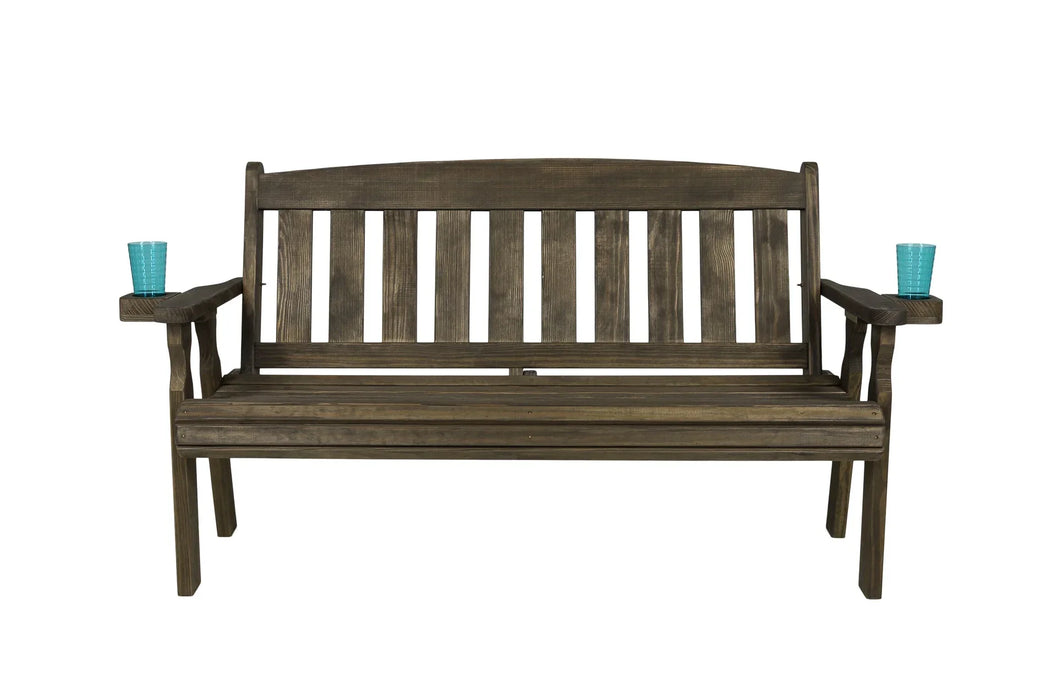 Amish Casual 5 Foot Mission Wood Garden Bench
