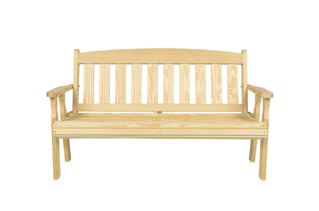 Amish Casual 5 Foot Mission Wood Garden Bench