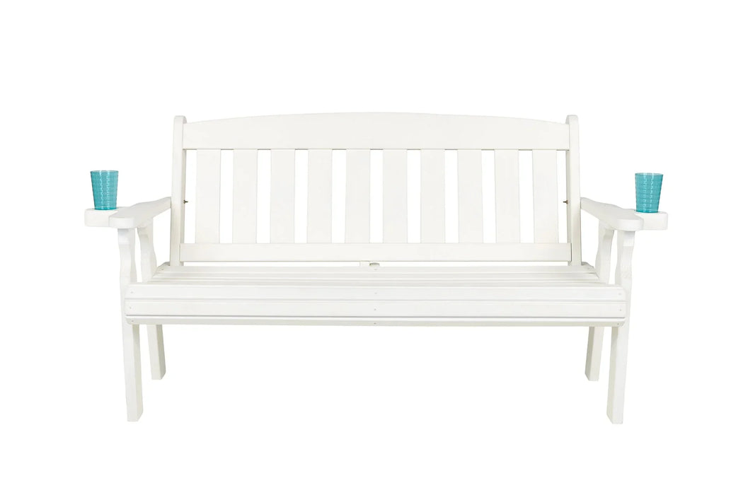 Amish Casual 5 Foot Mission Wood Garden Bench