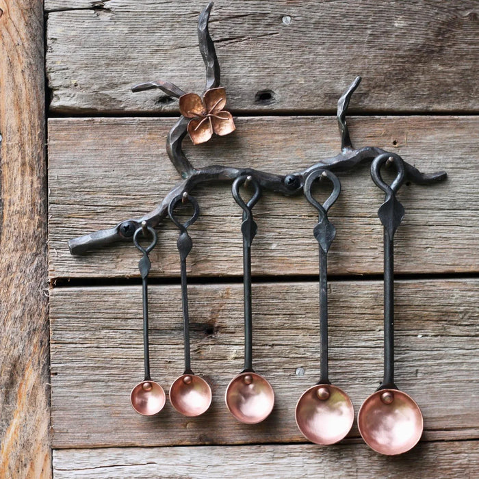 cherry-blossom-copper-and-steel-spoon-set-made-in-usa